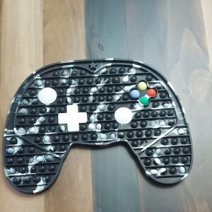 Black and White Game Controller Fidget Pad